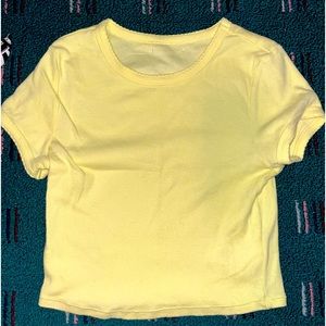 Size S yellow t shirt